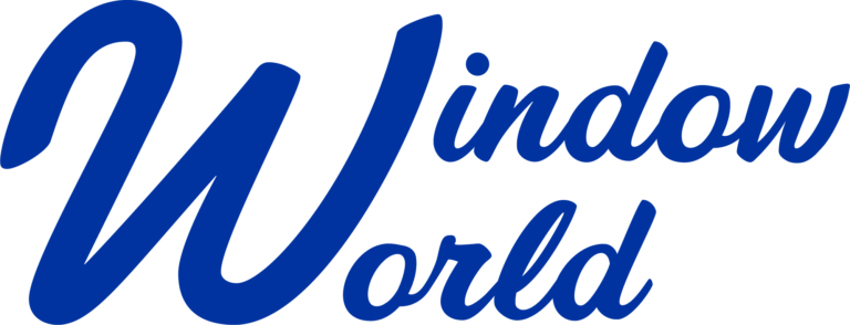 blue window world logo